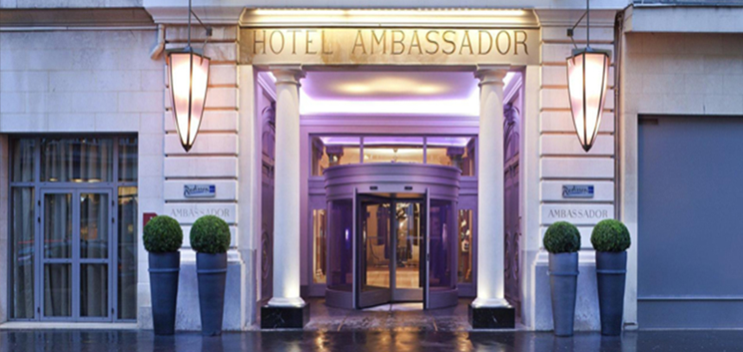 THE RADISSON BLUE AMBASSADOR HOTEL